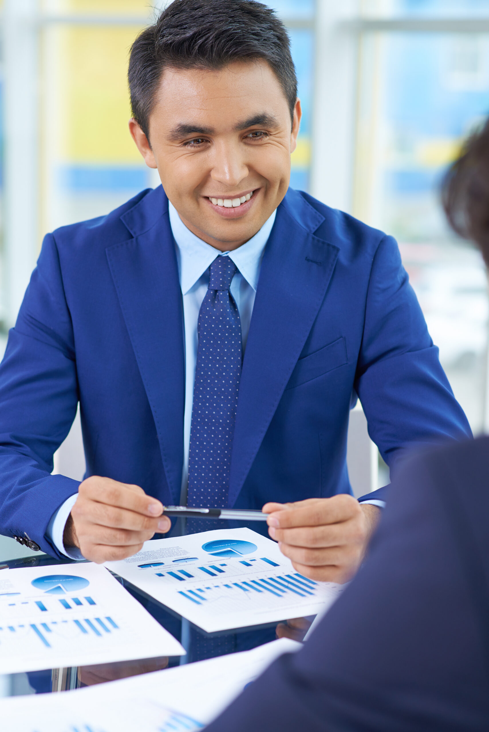 businessman at meeting