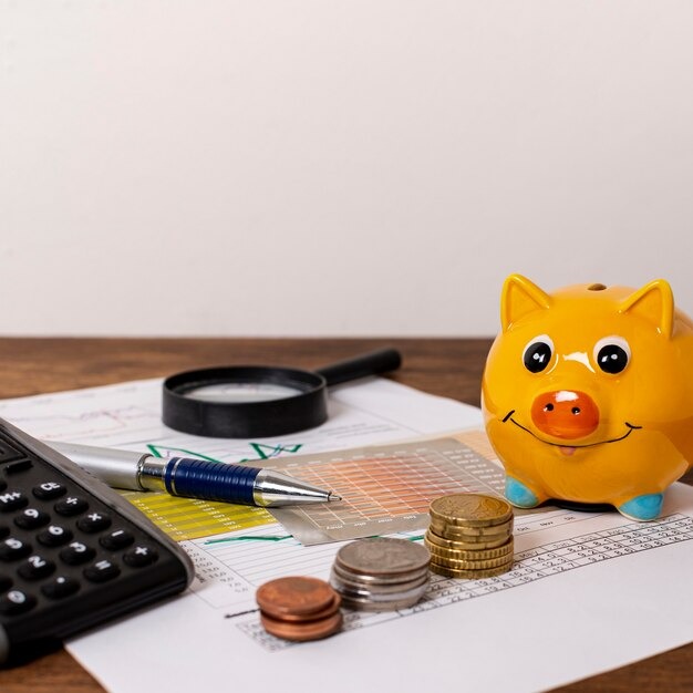 imgi 64 stationery items piggy bank with money 23 2148305980